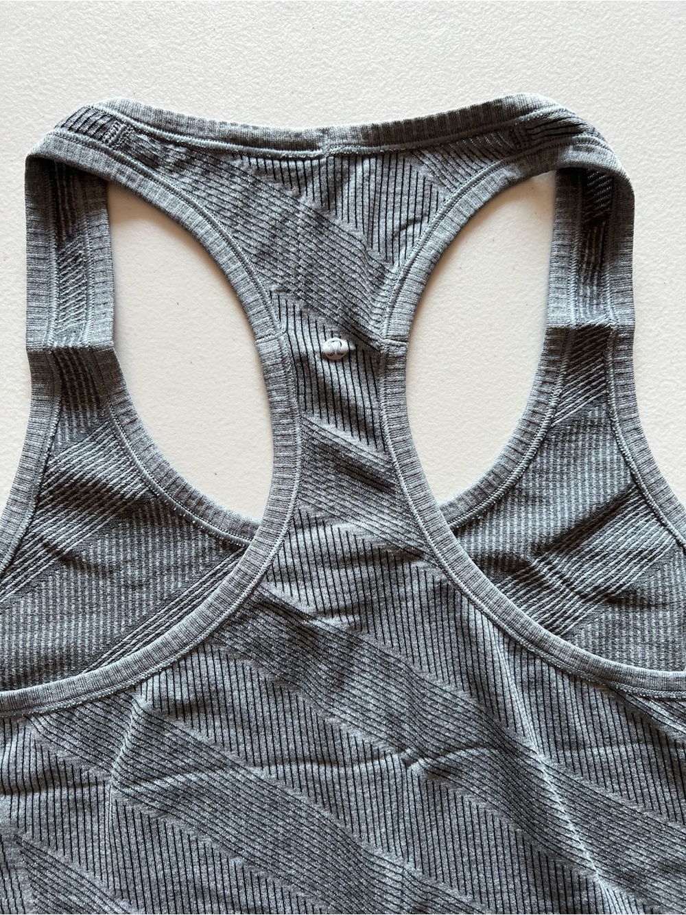 Lululemon Racerback lightly Ribbed Tank Top - Gray - Picture 2 of 5